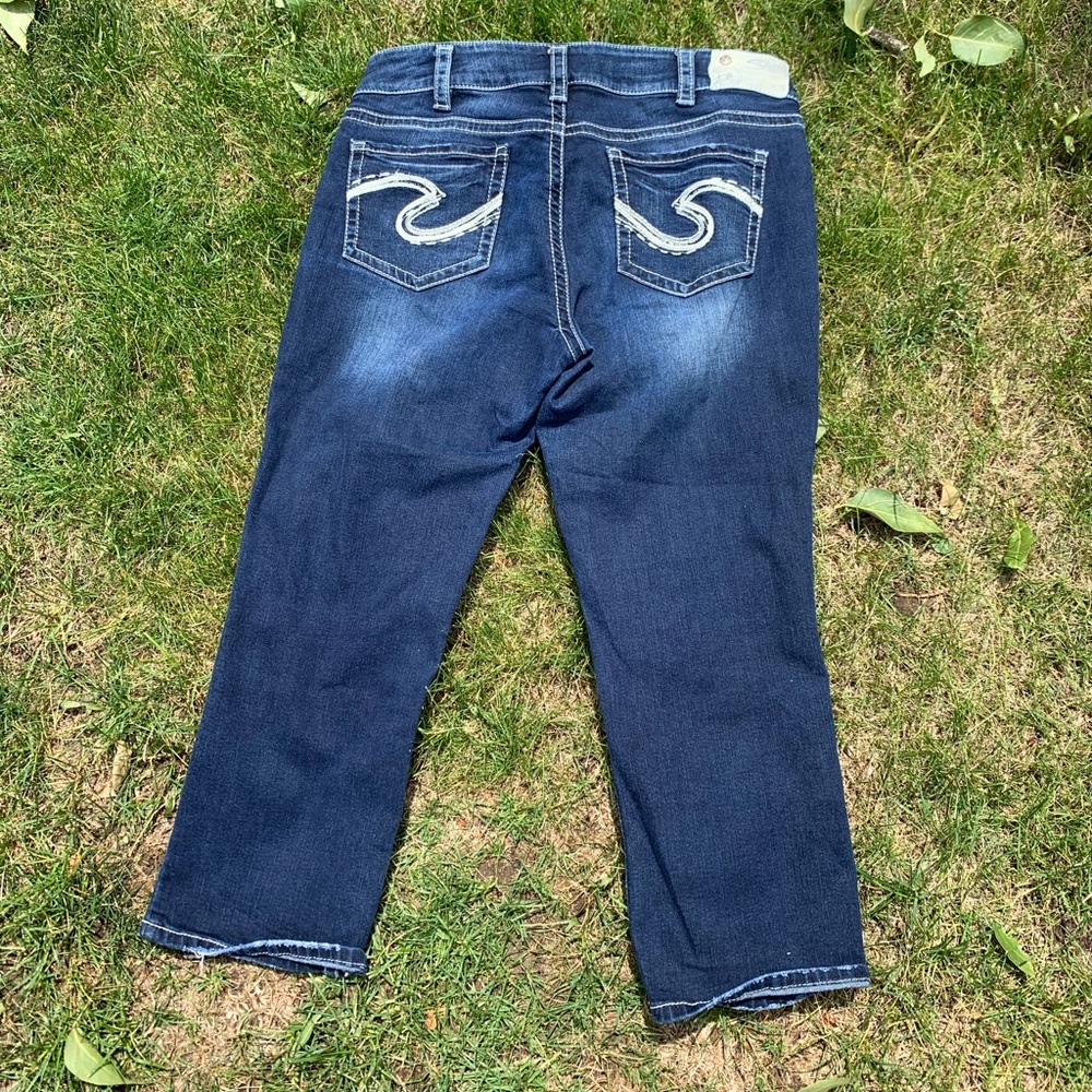 Silver capris